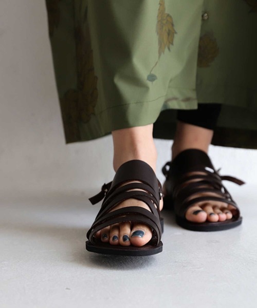 antiqua（アンティカ）の「ベルトサンダル（サンダル・レディース・ブラック/ブラウン・L/LL/M/S）」の12枚目の写真