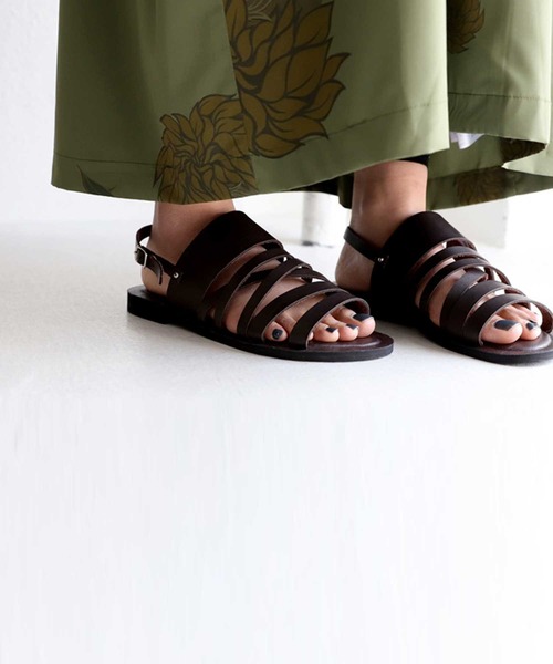 antiqua（アンティカ）の「ベルトサンダル（サンダル・レディース・ブラック/ブラウン・L/LL/M/S）」の13枚目の写真