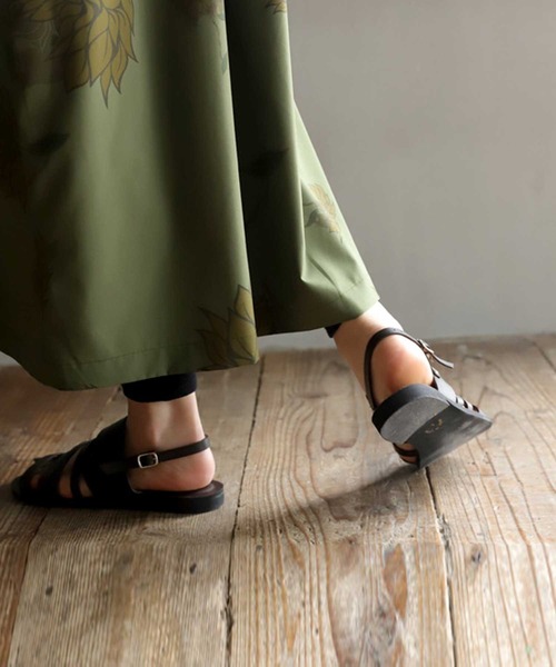antiqua（アンティカ）の「ベルトサンダル（サンダル・レディース・ブラック/ブラウン・L/LL/M/S）」の16枚目の写真