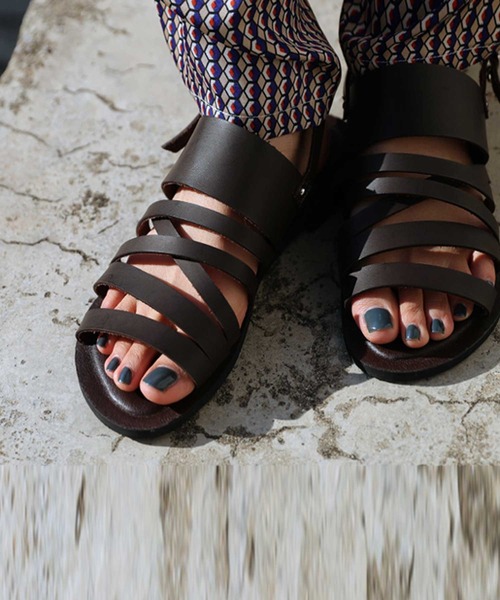 antiqua（アンティカ）の「ベルトサンダル（サンダル・レディース・ブラック/ブラウン・L/LL/M/S）」の17枚目の写真