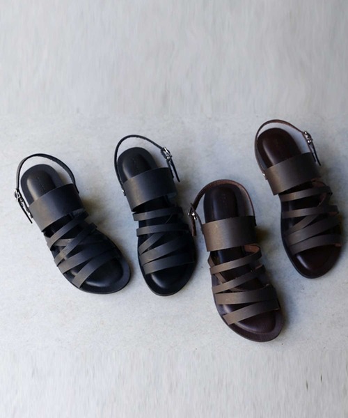 antiqua（アンティカ）の「ベルトサンダル（サンダル・レディース・ブラック/ブラウン・L/LL/M/S）」の22枚目の写真