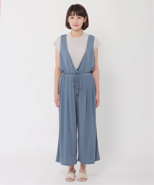 ikka(イッカ)の「ツイストベアオールインワン(つなぎ/オールインワン・レディース・ブラック/グレー/ブルー・M/L)」の7枚目の写真