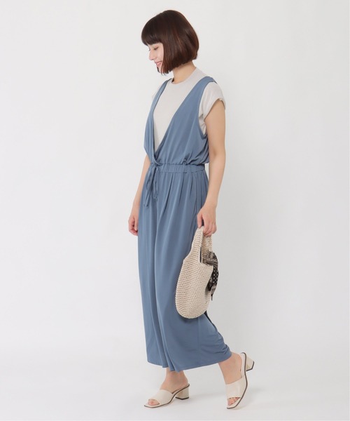 ikka(イッカ)の「ツイストベアオールインワン(つなぎ/オールインワン・レディース・ブラック/グレー/ブルー・M/L)」の15枚目の写真