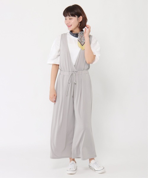 ikka(イッカ)の「ツイストベアオールインワン(つなぎ/オールインワン・レディース・ブラック/グレー/ブルー・M/L)」の17枚目の写真