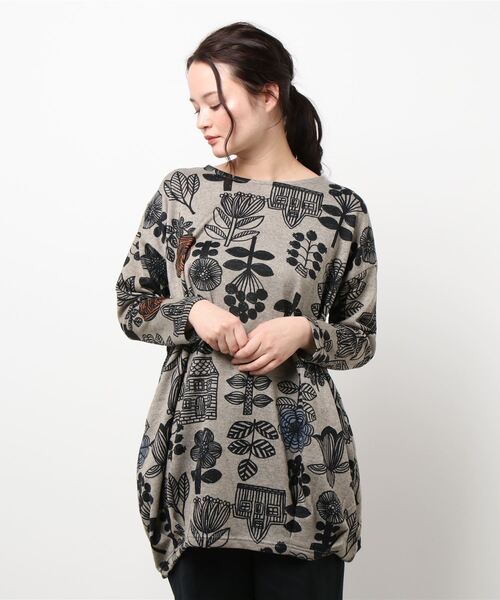 BARNDOOR(バーンドア)の「【BARNDOOR】チュニック(チュニック・レディース・グレー/ベージュ/ブルー/グレー系その他/ブラック/ダークグリーン・MEDIUM)」の4枚目の写真