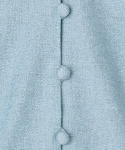 NOLLEY’S（ノーリーズ）の「リネン混ドビーワンピース（ワンピース・レディース・ライトブルー/ネイビー/グリーン・38/36）」の10枚目の写真