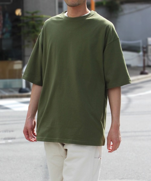 United Athle（ユナイテッドアスレ）の「【UNITED ATHLE】ユナイテッドアスレ 5.6オンス ビッグシルエットTシャツ 5508（Tシャツ/カットソー・メンズ・ブラック/ベージュ/グリーン/ホワイト/グレー/ネイビー/ライトパープル/ライトブルー・L/M/XL）」の5枚目の写真