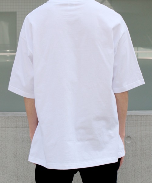 United Athle（ユナイテッドアスレ）の「【UNITED ATHLE】ユナイテッドアスレ 5.6オンス ビッグシルエットTシャツ 5508（Tシャツ/カットソー・メンズ・ブラック/ベージュ/グリーン/ホワイト/グレー/ネイビー/ライトパープル/ライトブルー・L/M/XL）」の9枚目の写真