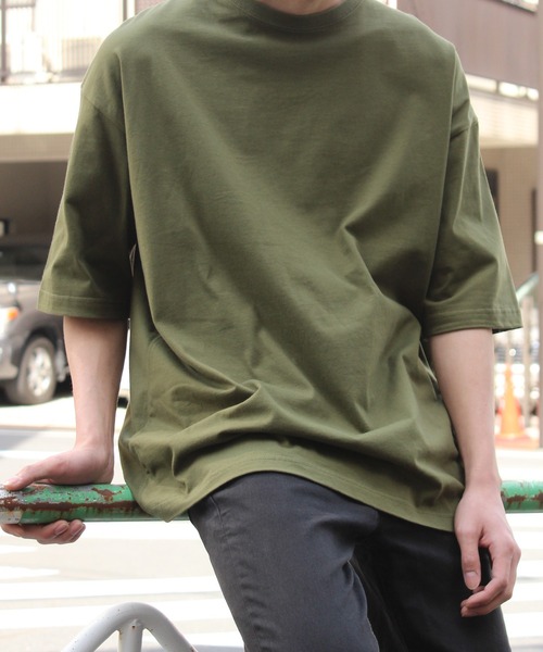 United Athle（ユナイテッドアスレ）の「【UNITED ATHLE】ユナイテッドアスレ 5.6オンス ビッグシルエットTシャツ 5508（Tシャツ/カットソー・メンズ・ブラック/ベージュ/グリーン/ホワイト/グレー/ネイビー/ライトパープル/ライトブルー・L/M/XL）」の19枚目の写真