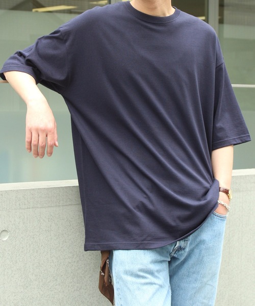 United Athle（ユナイテッドアスレ）の「【UNITED ATHLE】ユナイテッドアスレ 5.6オンス ビッグシルエットTシャツ 5508（Tシャツ/カットソー・メンズ・ブラック/ベージュ/グリーン/ホワイト/グレー/ネイビー/ライトパープル/ライトブルー・L/M/XL）」の22枚目の写真