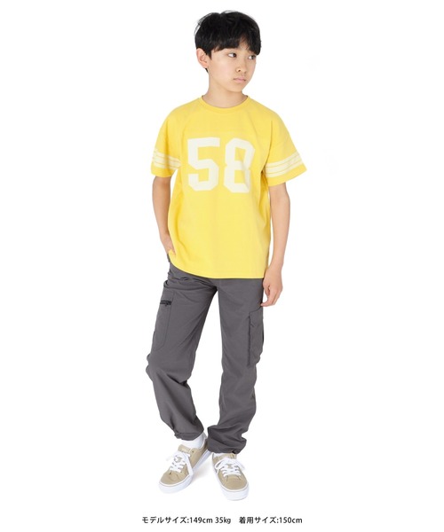 GLAZOS（グラソス）の「[ストレート]ナイロンリップストップ・カーゴパンツ（カーゴパンツ・キッズ・チャコールグレー/カーキ・160cm/150cm/130cm/170cm/140cm）」の13枚目の写真