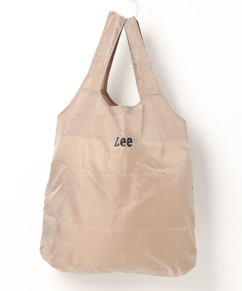 Lee（リー）の「【LEE/リー】カラビナ付きワンポイントブランドロゴパッカブルエコトートバッグ（収納可）（エコバッグ/サブバッグ・レディース・ブラック/ネイビー/グレー/カーキ/ベージュ/ワイン・FREE）」の4枚目の写真