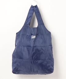 【LEE/リー】カラビナ付きワンポイントブランドロゴパッカブルエコトートバッグ（収納可）