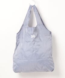 【LEE/リー】カラビナ付きワンポイントブランドロゴパッカブルエコトートバッグ(収納可)