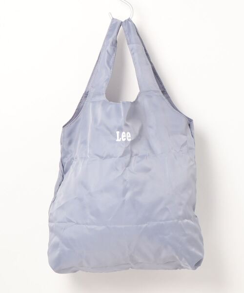 Lee（リー）の「【LEE/リー】カラビナ付きワンポイントブランドロゴパッカブルエコトートバッグ（収納可）（エコバッグ/サブバッグ・レディース・ブラック/ネイビー/グレー/カーキ/ベージュ/ワイン・FREE）」の3枚目の写真