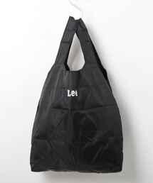 【LEE/リー】カラビナ付きワンポイントブランドロゴパッカブルエコトートバッグ（収納可）
