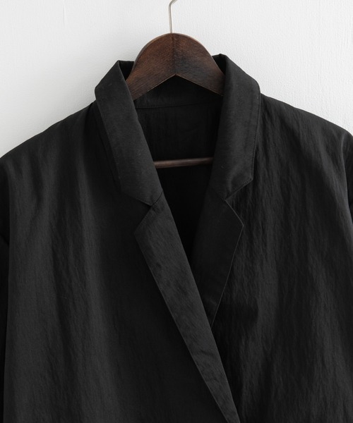 Audience（オーディエンス）の「日本製 グリストーンW 綿ナイロン 高密度ギャバWテーラードジャケット（テーラードジャケット・メンズ・ブラック/ネイビー/オリーブ・M/L/XL）」の20枚目の写真