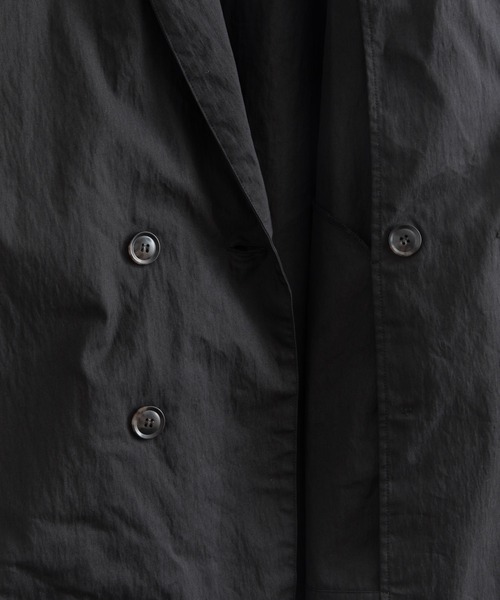 Audience（オーディエンス）の「日本製 グリストーンW 綿ナイロン 高密度ギャバWテーラードジャケット（テーラードジャケット・メンズ・ブラック/ネイビー/オリーブ・M/L/XL）」の19枚目の写真