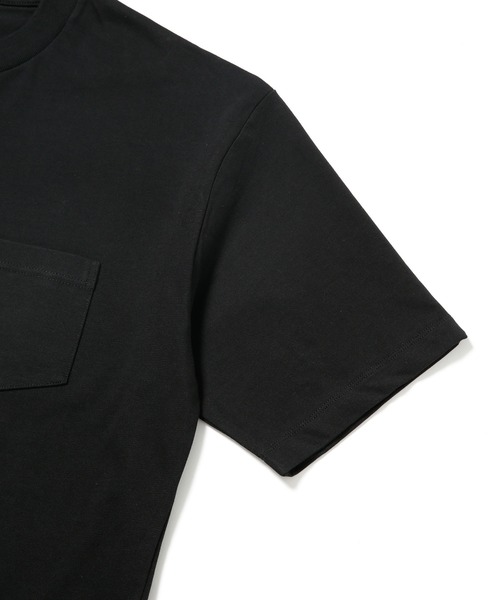 NANO universe（ナノユニバース）の「：超長綿ORGANIC BIG Tシャツ（Tシャツ/カットソー・メンズ・ホワイト/ネイビー/ブラック/ベージュ・M/L/S）」の9枚目の写真