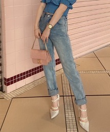 EIMY ISTOIRE | eimyデニムスリムテーパード(その他パンツ)