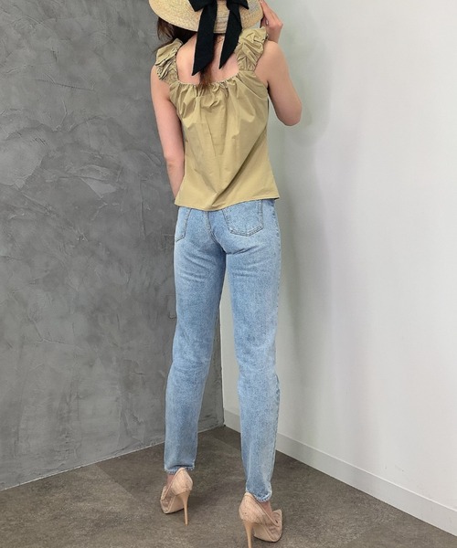 EIMY ISTOIRE(エイミーイストワール)の「eimyデニムスリムテーパード(その他パンツ・レディース・ブルー系その他2・XXS/MEDIUM/X-SMALL/SMALL)」の9枚目の写真
