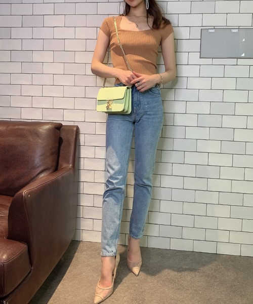 EIMY ISTOIRE(エイミーイストワール)の「eimyデニムスリムテーパード(その他パンツ・レディース・ブルー系その他2・XXS/MEDIUM/X-SMALL/SMALL)」の6枚目の写真