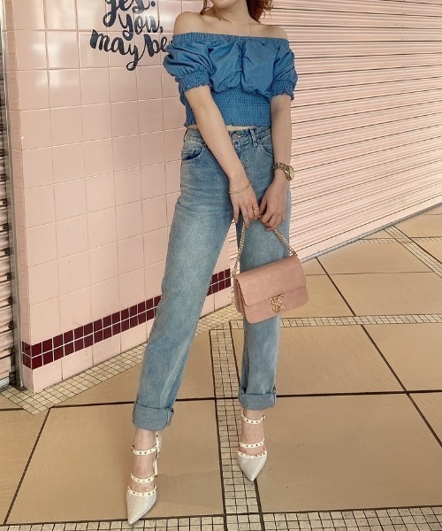 EIMY ISTOIRE(エイミーイストワール)の「eimyデニムスリムテーパード(その他パンツ・レディース・ブルー系その他2・XXS/MEDIUM/X-SMALL/SMALL)」の20枚目の写真