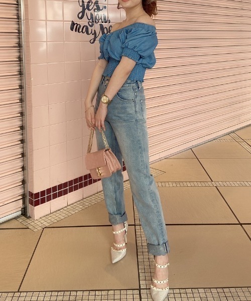 EIMY ISTOIRE(エイミーイストワール)の「eimyデニムスリムテーパード(その他パンツ・レディース・ブルー系その他2・XXS/MEDIUM/X-SMALL/SMALL)」の17枚目の写真