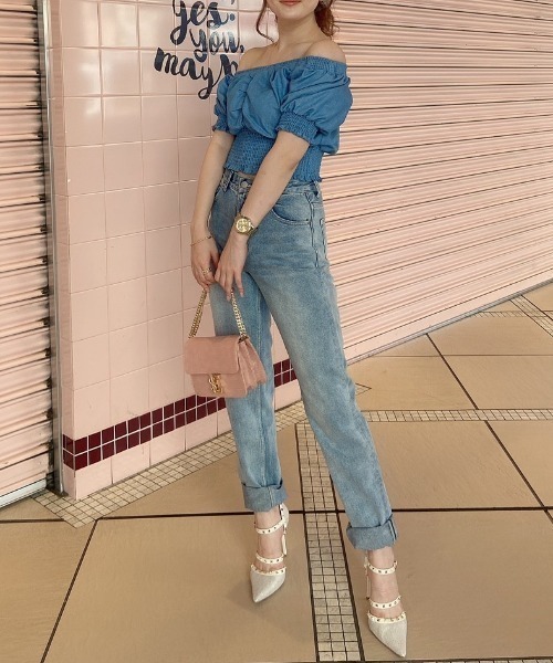EIMY ISTOIRE(エイミーイストワール)の「eimyデニムスリムテーパード(その他パンツ・レディース・ブルー系その他2・XXS/MEDIUM/X-SMALL/SMALL)」の18枚目の写真
