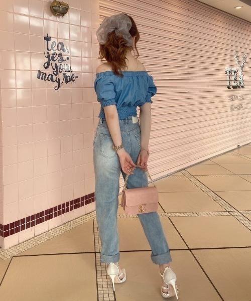 EIMY ISTOIRE(エイミーイストワール)の「eimyデニムスリムテーパード(その他パンツ・レディース・ブルー系その他2・XXS/MEDIUM/X-SMALL/SMALL)」の21枚目の写真