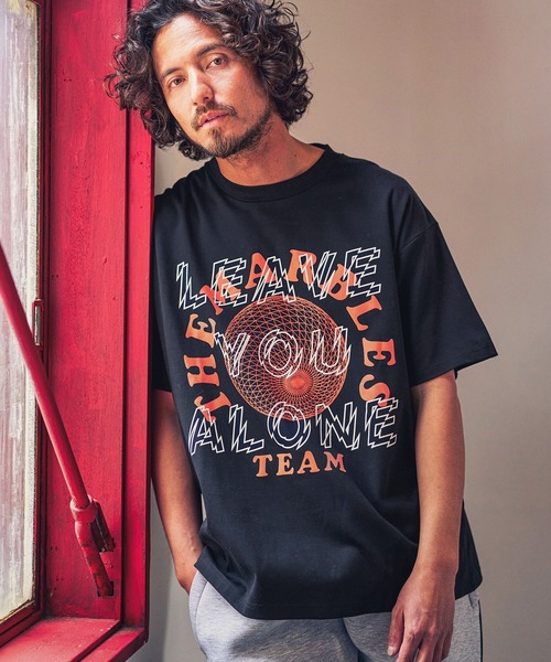 MARBLES（マーブルズ）の「mt7333-HQ TEE (LeaveYou Alone) Tシャツ（Tシャツ/カットソー・メンズ・ホワイト/ブラック・XL/L/S/M）」の2枚目の写真