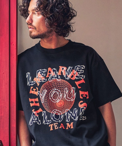 MARBLES（マーブルズ）の「mt7333-HQ TEE (LeaveYou Alone) Tシャツ（Tシャツ/カットソー・メンズ・ホワイト/ブラック・XL/L/S/M）」の3枚目の写真