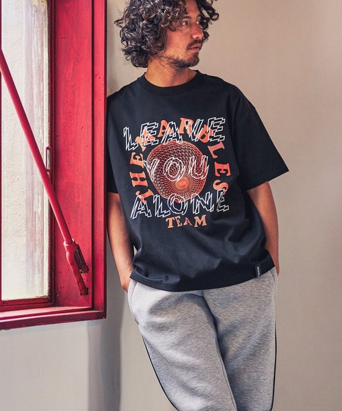 MARBLES（マーブルズ）の「mt7333-HQ TEE (LeaveYou Alone) Tシャツ（Tシャツ/カットソー・メンズ・ホワイト/ブラック・XL/L/S/M）」の4枚目の写真