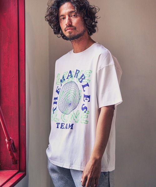 MARBLES（マーブルズ）の「mt7333-HQ TEE (LeaveYou Alone) Tシャツ（Tシャツ/カットソー・メンズ・ホワイト/ブラック・XL/L/S/M）」の8枚目の写真