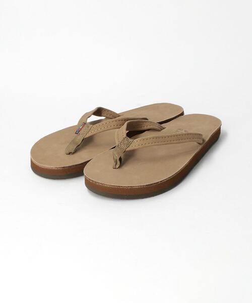 RAINBOW SANDALS（レインボーサンダル）の「＜RAINBOW SANDALS＞NARROW レザービーチサンダル ◆（サンダル・レディース・ブラック/ダークブラウン・SMALL/MEDIUM）」の9枚目の写真