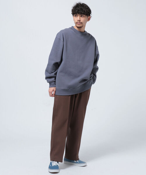 BEAMS（ビームス）の「BEAMS / モックネック スウェット（スウェット・メンズ・アイボリー/グレー・SMALL/MEDIUM/LARGE/X-LARGE）」の11枚目の写真
