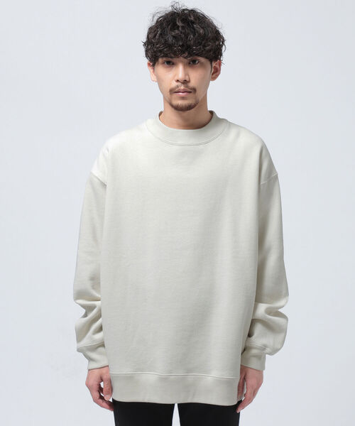 BEAMS（ビームス）の「BEAMS / モックネック スウェット（スウェット・メンズ・アイボリー/グレー・SMALL/MEDIUM/LARGE/X-LARGE）」の16枚目の写真
