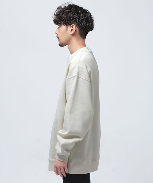 BEAMS（ビームス）の「BEAMS / モックネック スウェット（スウェット・メンズ・アイボリー/グレー・SMALL/MEDIUM/LARGE/X-LARGE）」の17枚目の写真