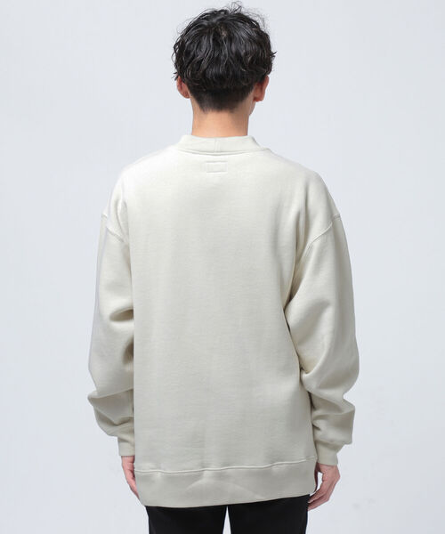 BEAMS（ビームス）の「BEAMS / モックネック スウェット（スウェット・メンズ・アイボリー/グレー・SMALL/MEDIUM/LARGE/X-LARGE）」の18枚目の写真
