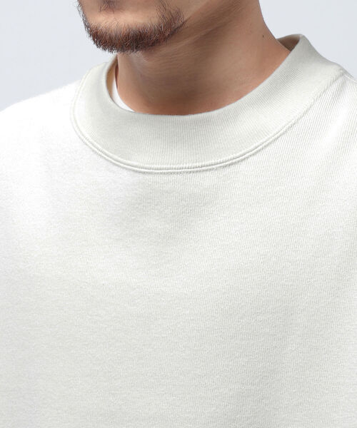 BEAMS（ビームス）の「BEAMS / モックネック スウェット（スウェット・メンズ・アイボリー/グレー・SMALL/MEDIUM/LARGE/X-LARGE）」の19枚目の写真