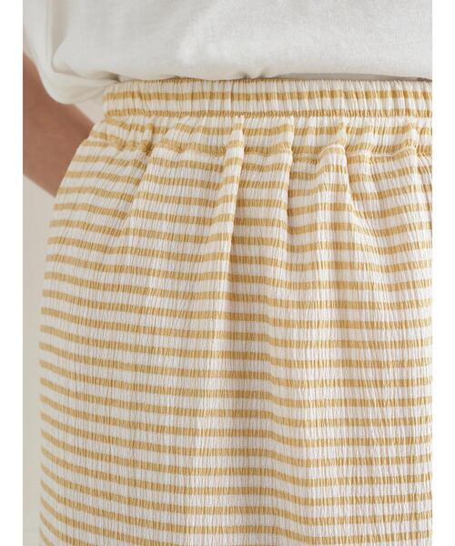 earth music&ecology(アースミュージックアンドエコロジー)の「セミフレアギンガムスカート *(スカート・レディース・ブラック/レッド/イエロー・FREE)」の8枚目の写真