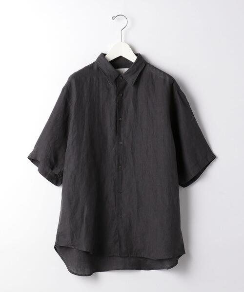 green label relaxing（グリーンレーベルリラクシング）の「OLT CM コルトレイクリネン ジャストルーズ 半袖 シャツ（シャツ/ブラウス・メンズ・ワインレッド/ホワイト/ダークグレー・LARGE/MEDIUM/SMALL/X-LARGE）」の14枚目の写真