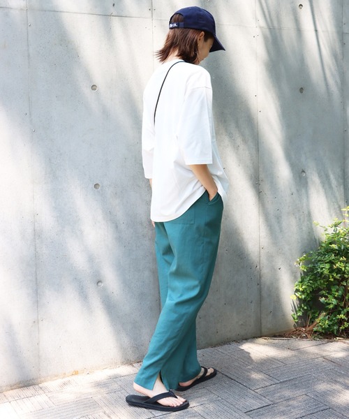 SLOBE IENA(スローブイエナ)の「OKグラフィックBIG TEE【手洗い可能】◆(Tシャツ/カットソー・レディース・ホワイト/ブラック・FREE)」の20枚目の写真