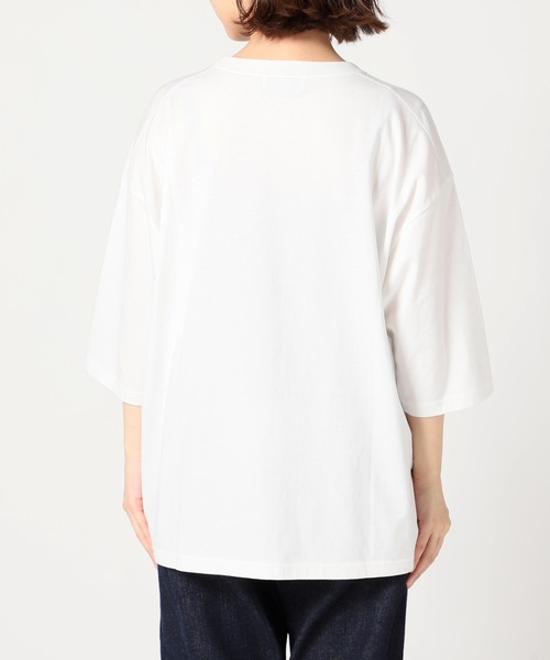 SLOBE IENA(スローブイエナ)の「OKグラフィックBIG TEE【手洗い可能】◆(Tシャツ/カットソー・レディース・ホワイト/ブラック・FREE)」の7枚目の写真