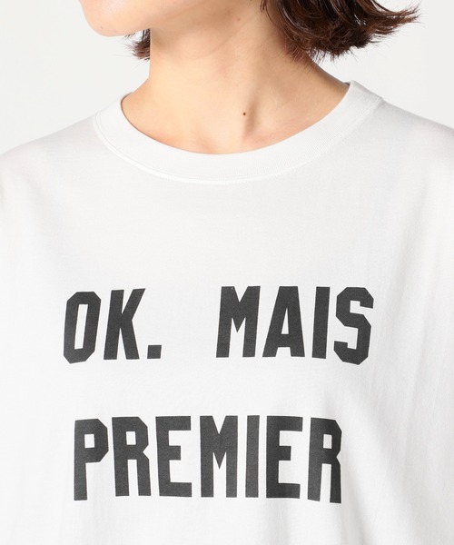 SLOBE IENA(スローブイエナ)の「OKグラフィックBIG TEE【手洗い可能】◆(Tシャツ/カットソー・レディース・ホワイト/ブラック・FREE)」の8枚目の写真
