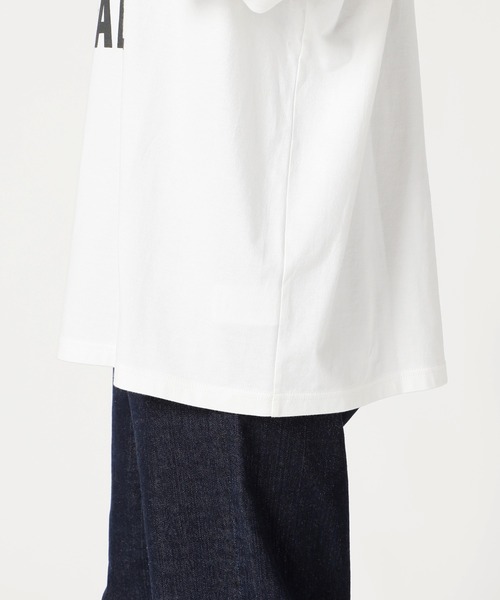 SLOBE IENA(スローブイエナ)の「OKグラフィックBIG TEE【手洗い可能】◆(Tシャツ/カットソー・レディース・ホワイト/ブラック・FREE)」の12枚目の写真