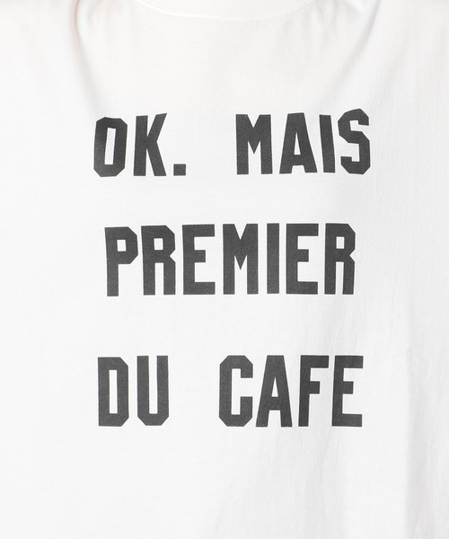 SLOBE IENA(スローブイエナ)の「OKグラフィックBIG TEE【手洗い可能】◆(Tシャツ/カットソー・レディース・ホワイト/ブラック・FREE)」の13枚目の写真