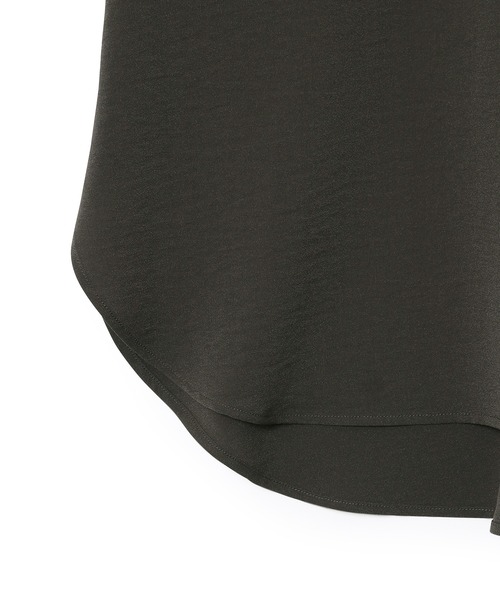 ADAM ET ROPE'（アダムエロペ）の「【アウトレット店舗・WEB限定】ジョーゼットチュニックTeeブラウス（シャツ/ブラウス・レディース・ホワイト/チャコールグレー・FREE）」の12枚目の写真