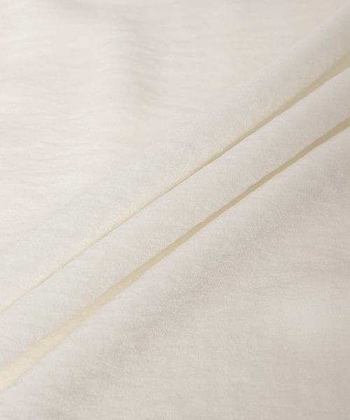 ADAM ET ROPE'（アダムエロペ）の「【アウトレット店舗・WEB限定】ジョーゼットチュニックTeeブラウス（シャツ/ブラウス・レディース・ホワイト/チャコールグレー・FREE）」の14枚目の写真