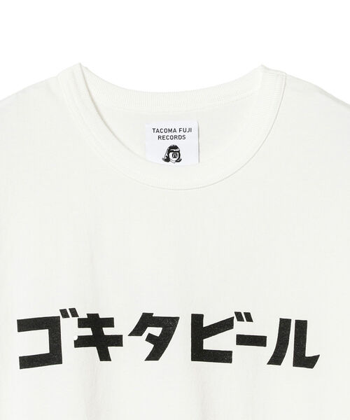 TACOMA FUJI RECORDS（タコマフジレコード）の「TACOMA FUJI RECORDS / ゴキタビール Tシャツ（Tシャツ/カットソー・メンズ・ホワイト・MEDIUM/LARGE/X-LARGE）」の3枚目の写真